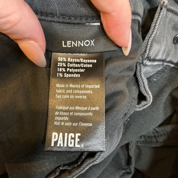 Paige Men’s Straight Leg Jeans Gray Wash Size 31 - Picture 10 of 16